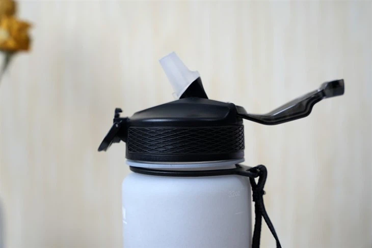 32oz Motivational Sports Water Bottle With Time Marker Leak-Proof Tritan BPA-Free