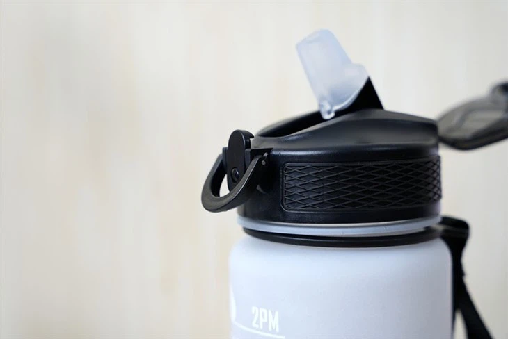 32oz Motivational Sports Water Bottle With Time Marker Leak-Proof Tritan BPA-Free