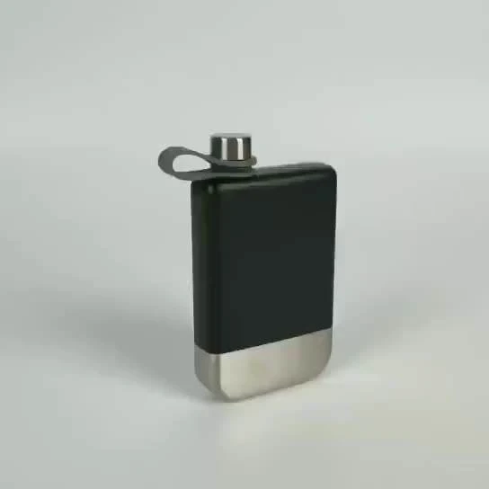 9oz स्टेनलेस स्टील शराब की बोतल