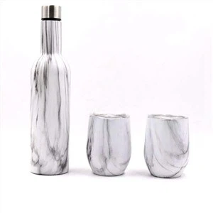 25oz स्टेनलेस स्टील शराब की बोतल